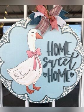 Goose door hanger